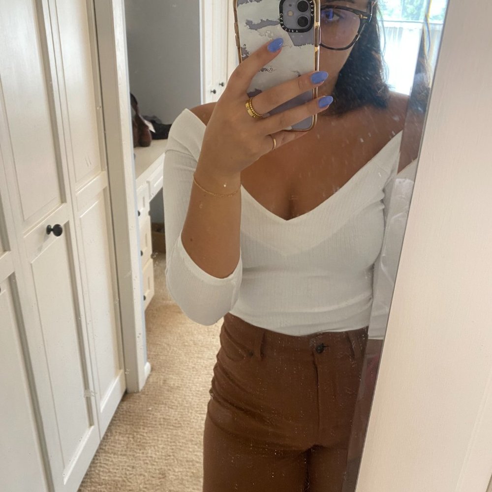 Free People V-Neck Body Suit